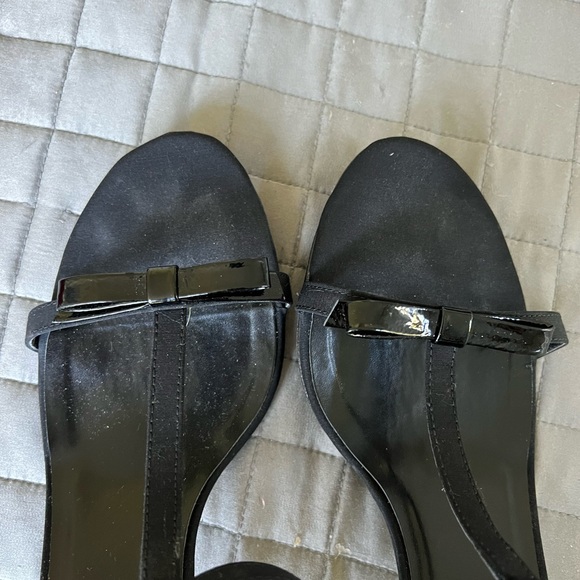 Vaneli black Strappy Heels Size 9 - Picture 5 of 6